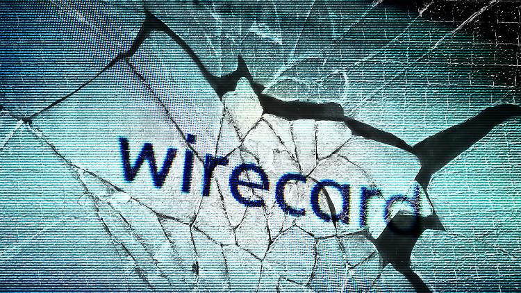 Wirecard zerbrochener Bildschirm